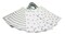 Junior Cub White With Metallic Silver Kraft Gift Bag Set of 8